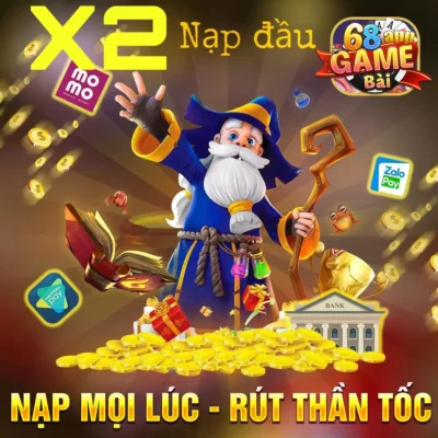 Khuyến mãi 68 game bài cực kì hấp dẫn