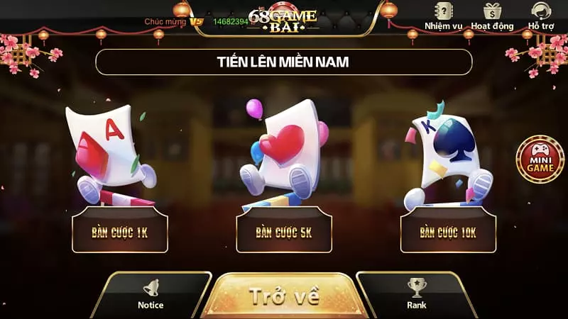 Giới thiệu tiến lên miền nam 68club