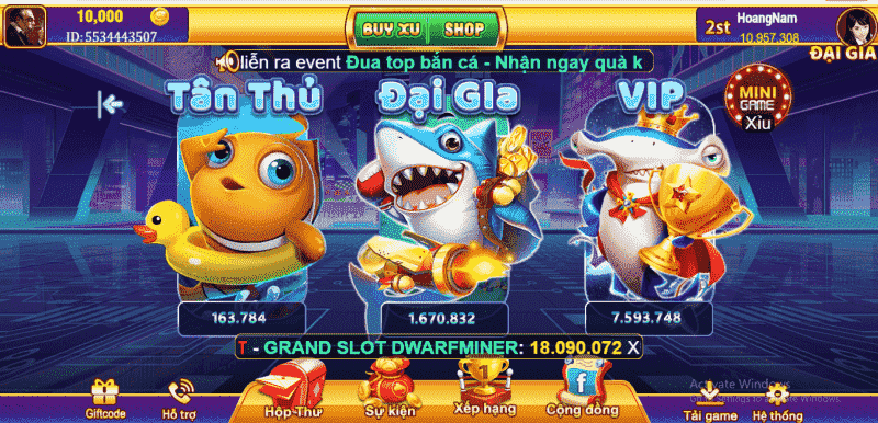 Kinh nghiệm chơi game bắn cá 777