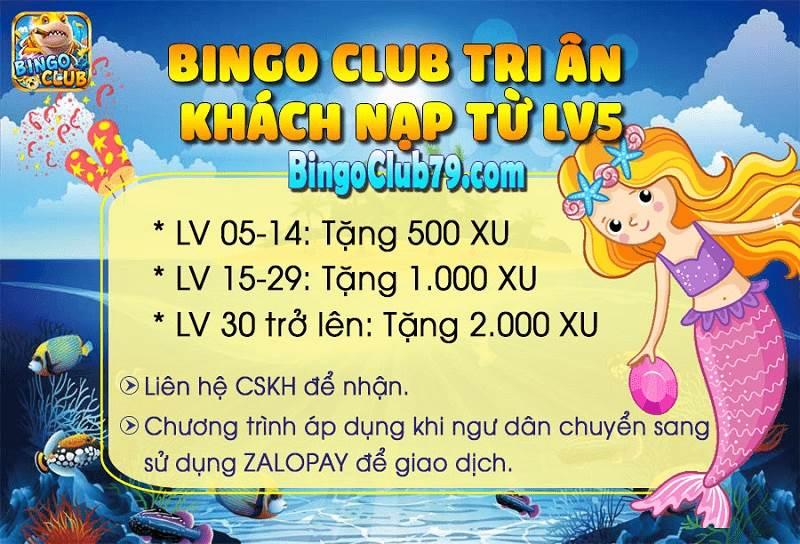 Những ưu đãi và sự kiện lớn của game bắn cá Bingo