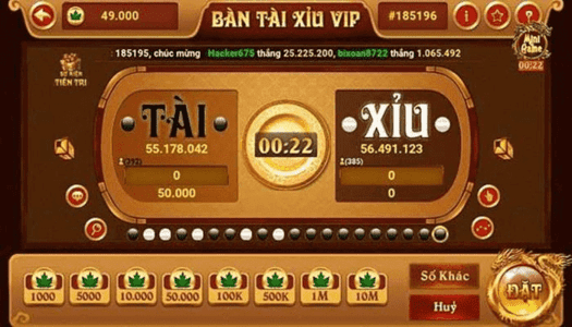 Game tài xỉu nhiều người chơi nhất trên thị trường hiện nay