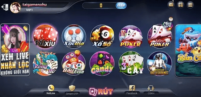 Kho game đa dạng tại G68 club