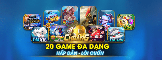 Hệ thống game chơi có tại Choang Club