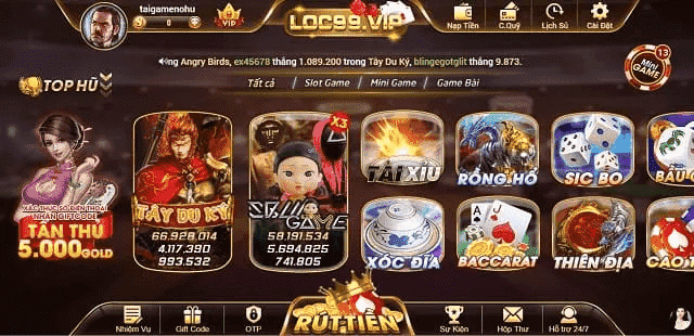 Những điểm nổi bật tại cổng game LOC99