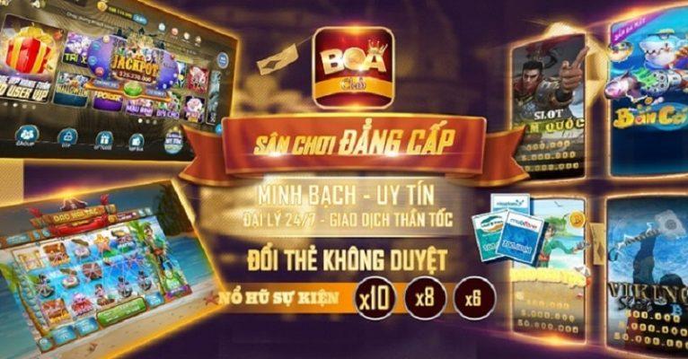 Kho trò chơi cá cược đa dạng tại Boa Club