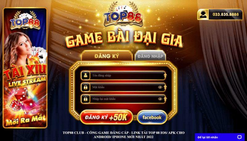 Giới thiệu về cổng game TOP88