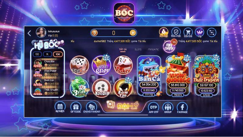 Bốc Club - Link tải game siêu nổ hũ 52 Vip APK/iOS mới nhất 2022