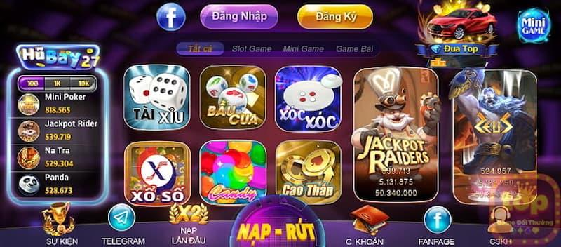 Kho game được đầu tư khủng chỉ có tại Bay27 Club