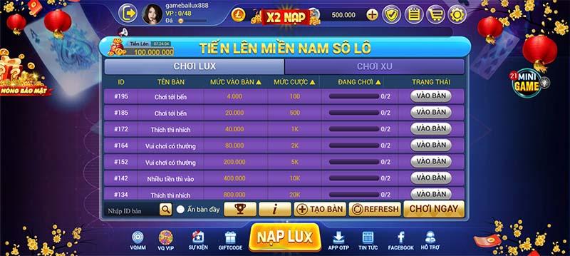 Lux888 game bài đổi thưởng đỉnh cao