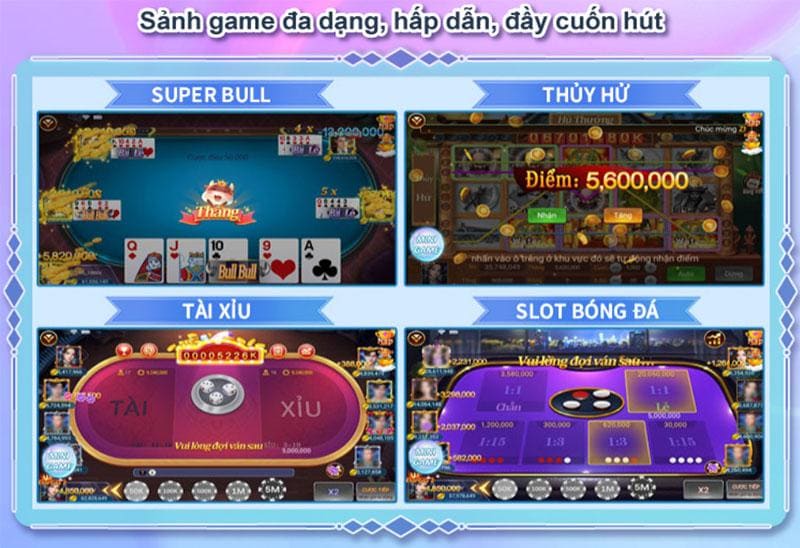 Kho game cá cược đa dạng