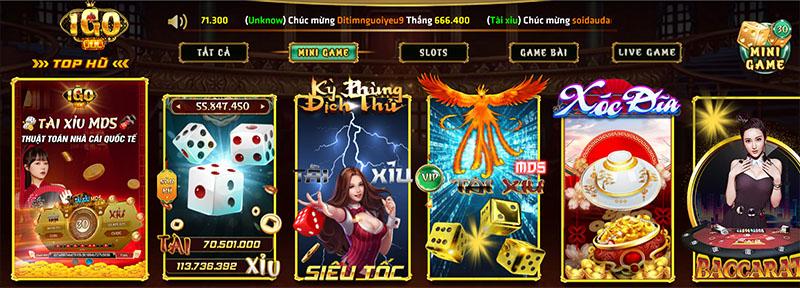 Kho game cá cược đa dạng