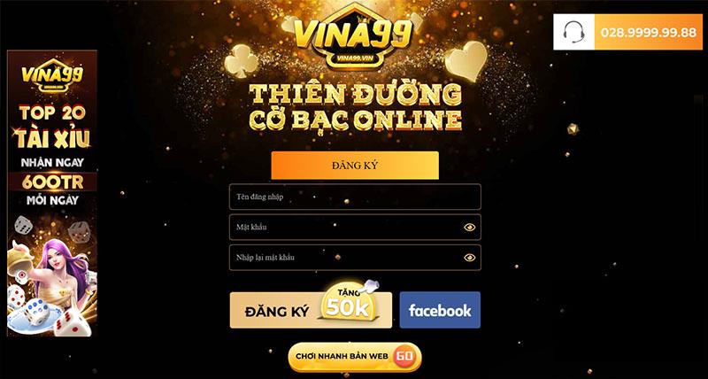 Đăng ký Vina99 một cách nhanh chóng