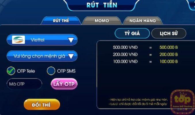 rút tiền bonclub thẻ cào 