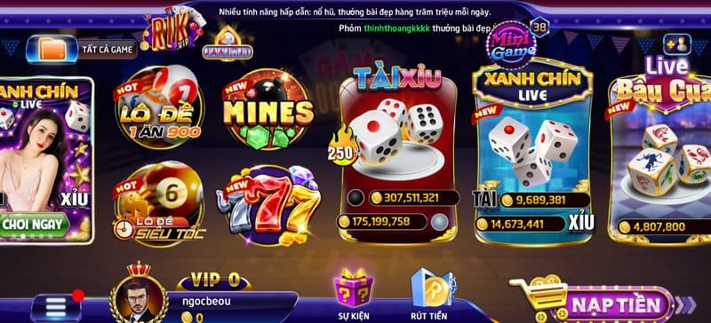 Tài Xỉu Rikvip được xem là game hot nhất hiện nay