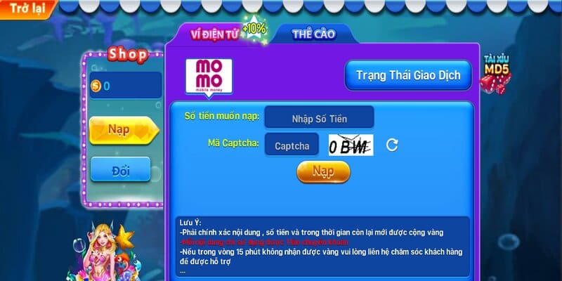 Nạp tiền bằng Momo chỉ với các thao tác đơn giản