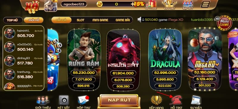 Hỗ trợ chăm sóc khách chơi tại cổng game luôn tận tình suốt 24h