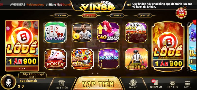 Vin88 – Cổng game đặc sắc, uy tín, dịch vụ chuyên nghiệp